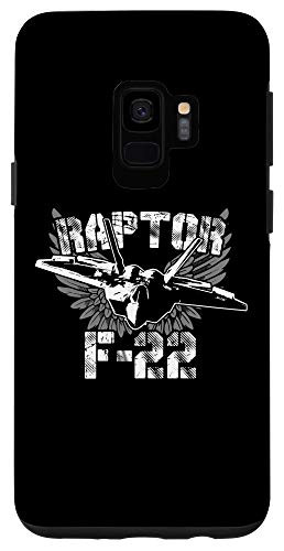Galaxy S9 F-22 Raptor USAF Stealth Tactical Fighter Jet USA Patriotic Case