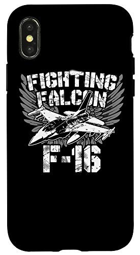 iPhone X/XS F-16 Veteran USAF Multirole Jet Fighter USA Patriotic Case