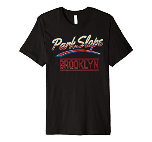 Park Slope, Brooklyn Letter BiColor Design Premium T-Shirt
