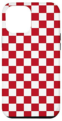 iPhone 12 Pro Max Original Checkerboard, Red Checkered, Checker Board Case