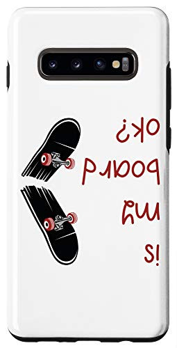 Galaxy S10Plus Broken Skateboard - Is My Board OK? - Funny Skating Skater Case
