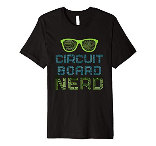 Funny Circuit Board Gift Cool Electrician Nerd Men Women Premium T-Shirt