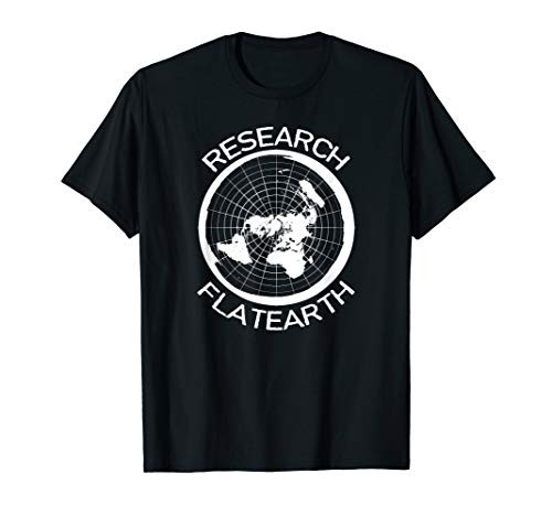 Research Flat Earth T-Shirt