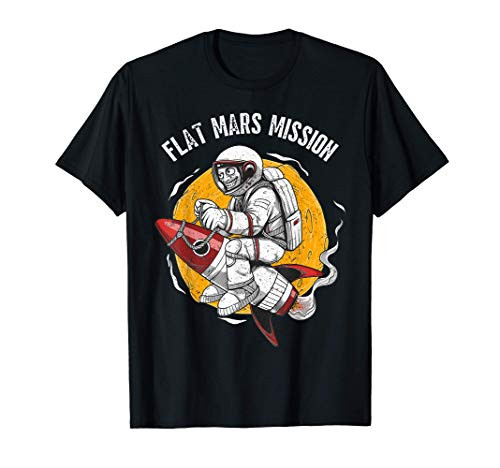 Funny Flat Mars Society Women Funny Mens Flat Mars Society T-Shirt