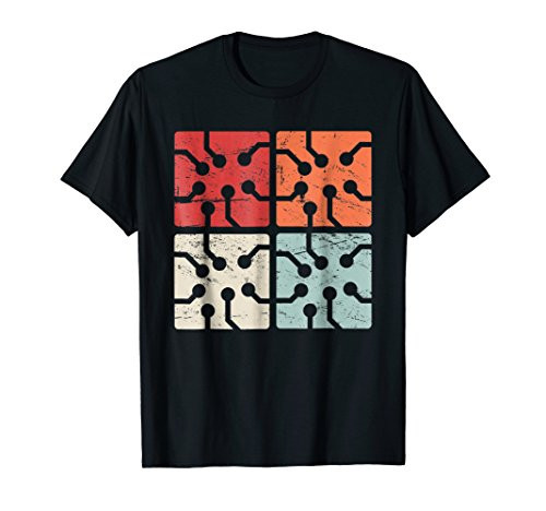 Retro Distressed Circuit Boards PCB T-Shirt