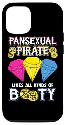 iPhone 12/12 Pro Pansexual Pride Pan Rights Gay Pirate Booty LGBTQ Awareness Case
