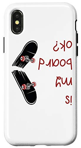 iPhone X/XS Broken Skateboard - Is My Board OK? - Funny Skating Skater Case