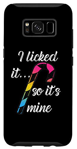 Galaxy S8 Pansexual Christmas I Licked It Pan Pride Candy Cane Xmas Case