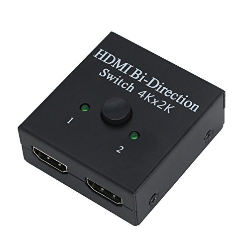 HDMI 2.0 Switch, CLOSS 2x1 or 1x2 HDMI Bi-Directional Switcher with HDCP Pass Through, Support UHD 4Kx2K@60Hz & 3D