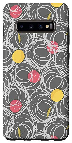 Galaxy S10Plus Case - circles fruits geometric abstract pattern phone Case