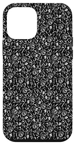 iPhone 12 mini Letter F Patterned Phone Case Monogram Initial Fancy Black F Case