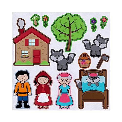 Red Riding Hood Story Adventure Felt Play Art Set Flannel Board Story Storyboard Pieces Red Riding Hood Story Adventure Felt Play Art Set Flannel Board Story Storyboard Pieces