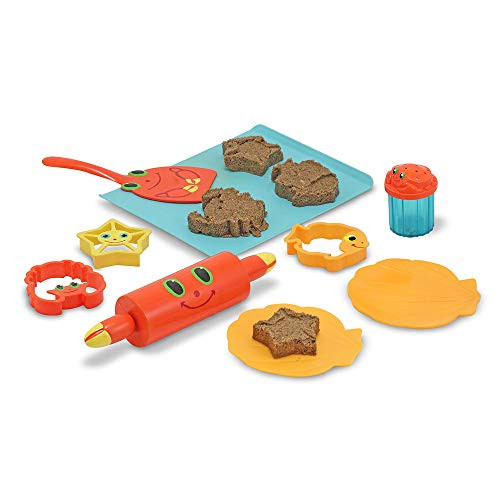 Melissa  and  Doug Seaside Sidekicks Sand Cookie Set,White