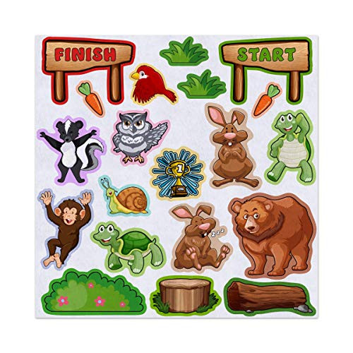 The Tortoise And The Hare Fable Felt Play Art Set Flannel Board Story Storyboard Pieces The Tortoise And The Hare Fable Felt Play Art Set Flannel Board Story Storyboard Pieces