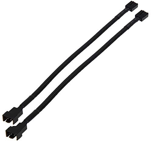 4 Pin PWM Fan Extension Cable PC Fan Power Braided Sleeved Extending Fan Cable Extension Cable Adapter Case 4-Pin / 3-Pin Cooling Fans Cable