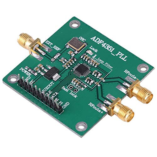 Maxmartt RF Signal Source ?Frequency Synthesizer 35M-4.4GHz ADF4351 Development Board Supply Voltage 4-9V