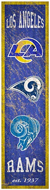 Fan Creations NFL St. Louis Rams Unisex LA Rams Heritage Banner Vertical 6x24, Team, 6 x 24 (N0787-LAR) Fan Creations NFL St. Louis Rams Unisex LA Rams Heritage Banner Vertical 6x24, Team, 6 x 24 (N0787-LAR)