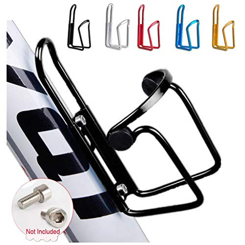 YALANK Bike Water Bottle Holder,Bicycle Water Bottle Cage Holder,Lightweight Bike Water Bottle Cages,Aluminum Alloy Cycling Water Bottle Rack Holder Cage for Cycling MTB Bike Road Bike,Black YALANK Bike Water Bottle Holder,Bicycle Water Bottle Cage Holder,Lightweight Bike Water Bottle Cages,Aluminum Alloy Cycling Water Bottle Rack Holder Cage for Cycling MTB Bike Road Bike,Black