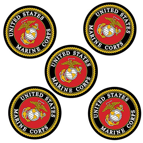 Partypro US Marine Corps Sticker (24 Pieces)
