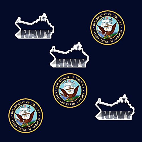 US Navy Sticker (24 Pieces) by Partypro