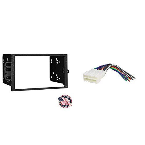 Metra Electronics 95-2001 Double DIN Installation Dash Kit for Select 1990-Up GM Vehicles  and  Scosche GM02B Wire Harness to Connect an Aftermarket Stereo Receiver for Select 1988-2005 GM Vehicles