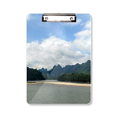 Mountains Lakes Photography Clipboard Folder Writing Pad Backing Plate A4