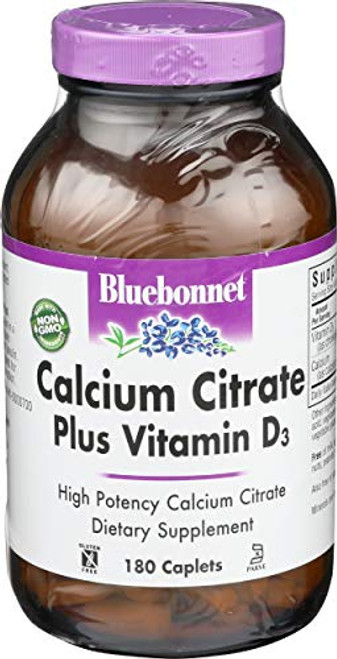 Bluebonnet Nutrition, Calcium Citrate Vitamin D3, 180 Caps Bluebonnet Nutrition, Calcium Citrate Vitamin D3, 180 Caps