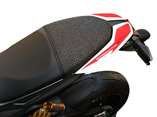 TRIBOSEAT Ducati Hypermotard SP (2013-2015) Anti Slip Motorcycle Passenger SEAT Cover Accessory Black