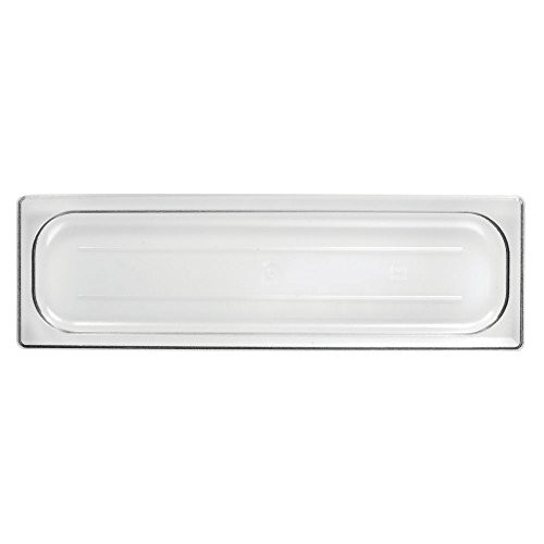 Cambro Camwear 1/2 Size Long Clear Polycarbonate Flat Food Pan Lid