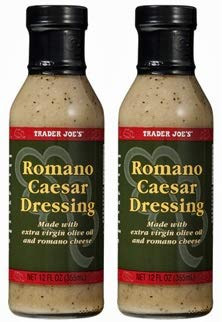 Trader Joe's Romano Caesar Dressing NET 12 FL OZ (355ml) - 2-PACK