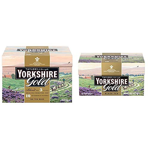 Taylors of Harrogate Yorkshire Gold, 160 Teabags  and  Yorkshire Gold, 40 Teabags