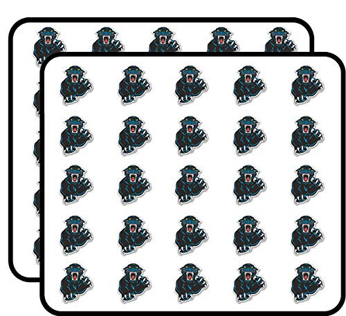Black Panther Sticker for Scrapbooking, Calendars, Arts, Kids DIY Crafts, Album, Bullet Journals 50 Pack