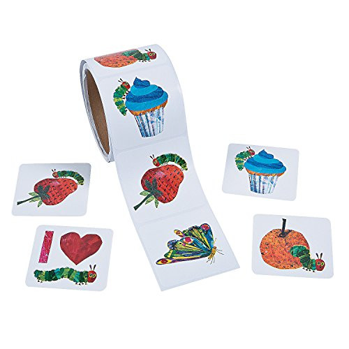 Fun Express Very Hungry Caterpillar Roll Sticker - 1 Piece - Educational and Learning Activities for Kids Fun Express Very Hungry Caterpillar Roll Sticker - 1 Piece - Educational and Learning Activities for Kids