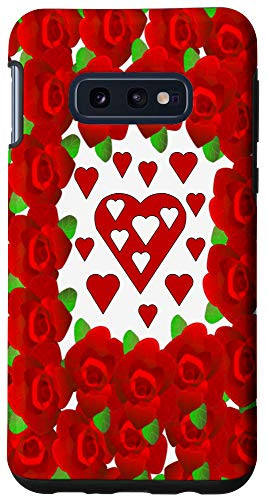 Galaxy S10e Botanical Rose Flower Garden Women and Girls Gift Case