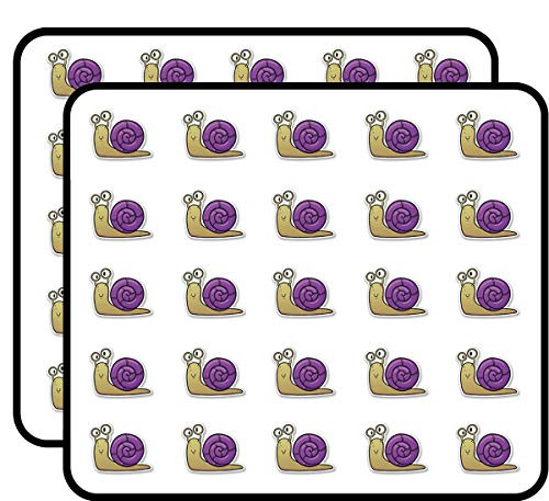 Snail Sticker for Scrapbooking, Calendars, Arts, Kids DIY Crafts, Album, Bullet Journals 50 Pack Snail Sticker for Scrapbooking, Calendars, Arts, Kids DIY Crafts, Album, Bullet Journals 50 Pack