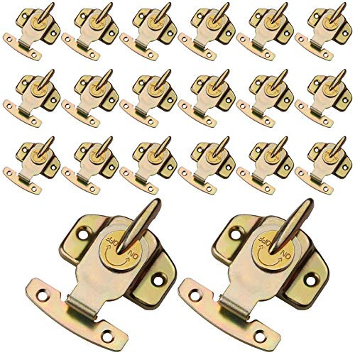 24 Pack Align-N-Lock Table Locks Dining Training Table Buckles Connectors, Table Leaf Latch Hardware Accessories, Zinc-Plated