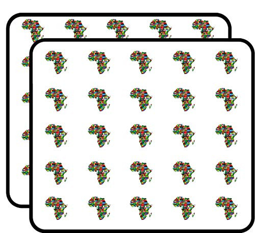 Africa Country Flags Sticker for Scrapbooking, Calendars, Arts, Kids DIY Crafts, Album, Bullet Journals 50 Pack