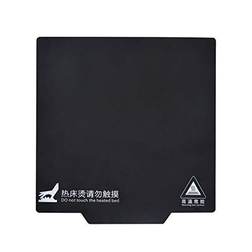 Creativity 3D Printer Upgrade Magnetic Build Surface Plate Sticker Ultra-Flexible Removable 3D Printer Heated Bed Platform Sticker 235/310mm for Ender3/CR10/CR10S (310310mm)