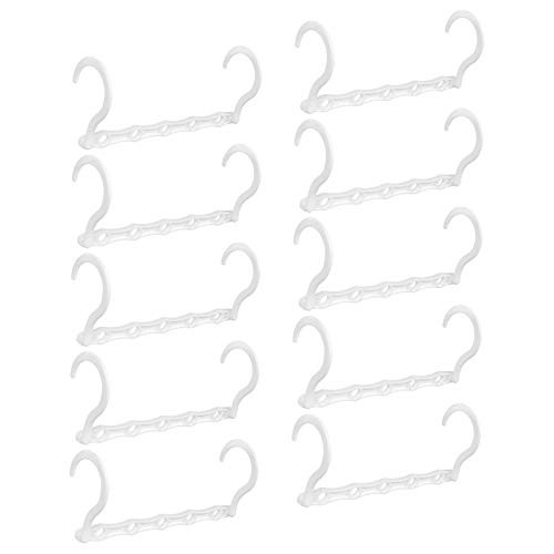 Timirog Space Saving Hangers Closet Organizers, Plastic Magic Hangers Closet Storage Space Saver Wardrobe Clothes Hangers Organizer White, 20 Pack Timirog Space Saving Hangers Closet Organizers, Plastic Magic Hangers Closet Storage Space Saver Wardrobe Clothes Hangers Organizer White, 20 Pack