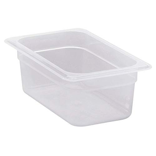 Cambro 44PP190 Translucent Fourth-Size x 4" Deep Food Pan