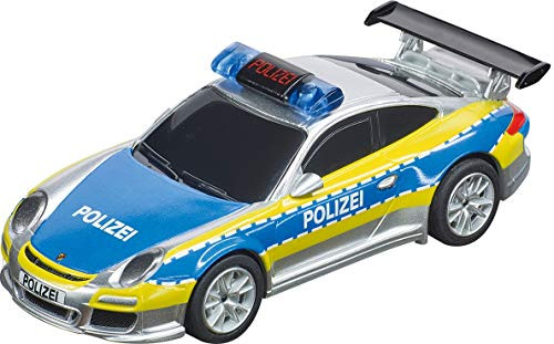 Carrera 64174 Porsche 911 Polizei 1:43 Scale Analog Slot Car Racing Vehicle for Carrera GO Slot Car Race Tracks