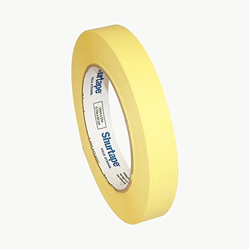 Shurtape CP-632 Colored Masking Tape: 3/4 in. x 60 yds. (Yellow)