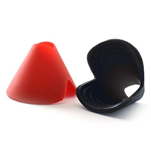 Norpro 3-in-1 Silicone Pinch Grips Set of 2 - Bottle Opener, Oven Rack Push/Pull  and  Mini Funnel