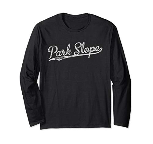 Cool Retro Vintage Park Slope Brooklyn Long Sleeve T-Shirt