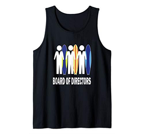 Funny Surfing Surfer Design Board of Directors Gift Tank Top