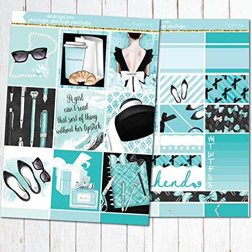 Life Planner Sticker Kit, Tiffany, over 250 stickers on premium matte