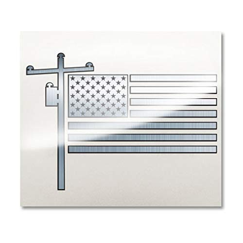 Lineman American Flag Lineworker Decal Sticker