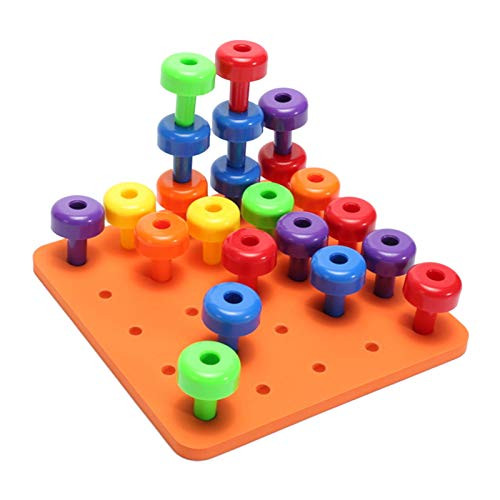 wpOP59NE Puzzle Game,Brain Games Creative Kids Early Learning Nail Building Block Stacking Peg Board Educational Toys Set Toddlers Festival Gifts for Teen Kids wpOP59NE Puzzle Game,Brain Games Creative Kids Early Learning Nail Building Block Stacking Peg Board Educational Toys Set Toddlers Festival Gifts for Teen Kids