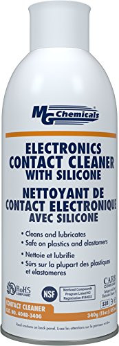 MG Chemicals - 404B-340G 404B Contact Cleaner with Electronic Grade Silicones, 340g (12 oz) Aerosol Can