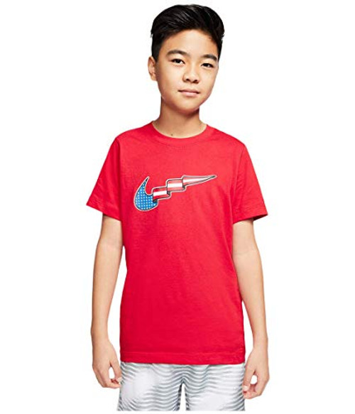 Nike Kids Boy's NSW Americana Tee (Little Kids/Big Kids) University Red MD (10-12 Big Kids) Nike Kids Boy's NSW Americana Tee (Little Kids/Big Kids) University Red MD (10-12 Big Kids)